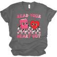 Read Your Heart Out Cute Reading Book Lover Unisex Jersey T-Shirt Read Your Heart Out Cute Reading Book Lover Unisex Jersey T-Shirt