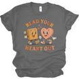 Read Your Heart Out Teacher Valentines Reading Book Love Unisex Jersey T-Shirt Read Your Heart Out Teacher Valentines Reading Book Love Unisex Jersey T-Shirt