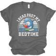 I Read Past My Bedtime Reading Dolphin Book Lover Unisex Jersey T-Shirt