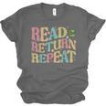 Read Return Repeat Read Reading Book Librarian Men Women Unisex Jersey T-Shirt Read Return Repeat Read Reading Book Librarian Men Women Unisex Jersey T-Shirt