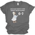 Reading 6-7 Silly Goose Read Books Bookish Bookworm Unisex Jersey T-Shirt