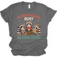 Reading Book Lover Racoon Always Freakin Busy Reading Trash Unisex Jersey T-Shirt