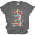 Reading Books Librarian Reader Nerd I'm Ok School Teacher Unisex Jersey T-Shirt