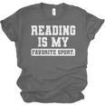 Reading Is My Favorite Sport Book Lover Reader Unisex Jersey T-Shirt