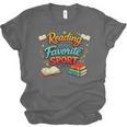 Reading Is My Favorite Sport Book Lover Unisex Jersey T-Shirt Reading Is My Favorite Sport Book Lover Unisex Jersey T-Shirt