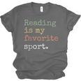 Reading Is My Favorite Sport Book Lovers Man Woman Unisex Jersey T-Shirt Reading Is My Favorite Sport Book Lovers Man Woman Unisex Jersey T-Shirt