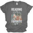 Reading Is My Favorite Sport Bookworm Unisex Jersey T-Shirt