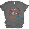 Reading Freadom Freedom Book Lover 4th Of July Men Women Unisex Jersey T-Shirt