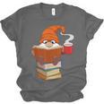 Reading Lover Book Graphic Gnome Unisex Jersey T-Shirt