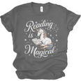 Reading Is Magical Unicorn Book Lover Fantasy Kids Unisex Jersey T-Shirt Reading Is Magical Unicorn Book Lover Fantasy Kids Unisex Jersey T-Shirt