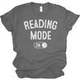 Reading Mode On Book Lover Librarian Teacher Unisex Jersey T-Shirt