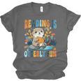 Reading Is Otterly Fun Sea Otter Book Lover Bookworm Unisex Jersey T-Shirt Reading Is Otterly Fun Sea Otter Book Lover Bookworm Unisex Jersey T-Shirt