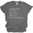 Reading Is a Right Not a Privilege Banned Books Unisex Jersey T-Shirt