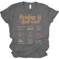 Reading Is Self Care Mental Health Read More Book Unisex Jersey T-Shirt Reading Is Self Care Mental Health Read More Book Unisex Jersey T-Shirt