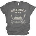 Reading Is My Spiritual Present Book Lover Reader Unisex Jersey T-Shirt