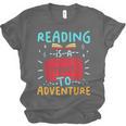 Reading Is A Ticket To Adventure Fun Book Lovers Fun Unisex Jersey T-Shirt Reading Is A Ticket To Adventure Fun Book Lovers Fun Unisex Jersey T-Shirt