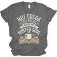 Reading All Winter Cozy Book Lover And Literary Escape Unisex Jersey T-Shirt