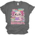 Readsalotl Axolotl Reading Book Bookworm Unisex Jersey T-Shirt