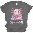 Readsalotl Axolotl Reading Cute Book Lover Bookworm Unisex Jersey T-Shirt Readsalotl Axolotl Reading Cute Book Lover Bookworm Unisex Jersey T-Shirt
