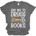 Red Ribbon Week Say No To Drugs Say Yes To Books Drug Free Unisex Jersey T-Shirt Red Ribbon Week Say No To Drugs Say Yes To Books Drug Free Unisex Jersey T-Shirt