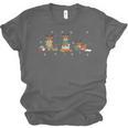 Reindeer Reading Books Christmas Library Classroom Unisex Jersey T-Shirt
