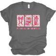 Retro Coquette Bow All Booked For Valentines Book Lover Cute Unisex Jersey T-Shirt