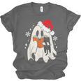 Retro Ghost Reading Book With Cat Bookish Club Christmas Men Women Kids Unisex Jersey T-Shirt