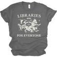 Retro Libraries Are For Everyone Racoon Reading Book Lover Unisex Jersey T-Shirt Retro Libraries Are For Everyone Racoon Reading Book Lover Unisex Jersey T-Shirt
