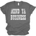 Retro Mind Ya Business Vintage Love Privacy Introvert Unisex Jersey T-Shirt Retro Mind Ya Business Vintage Love Privacy Introvert Unisex Jersey T-Shirt