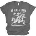 Retro We Read At Dawn Cowgirl Western Librarian Book Lover Unisex Jersey T-Shirt Retro We Read At Dawn Cowgirl Western Librarian Book Lover Unisex Jersey T-Shirt