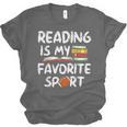 Retro Reading Is My Favorite Sport Football World Book Day Unisex Jersey T-Shirt Retro Reading Is My Favorite Sport Football World Book Day Unisex Jersey T-Shirt