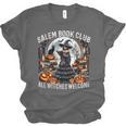 Salem Book Club Gothic Witch Vintage Halloween Art Unisex Jersey T-Shirt Salem Book Club Gothic Witch Vintage Halloween Art Unisex Jersey T-Shirt