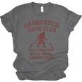 Sasquatch Book Club Bigfoot Reading Cryptid Vintage Unisex Jersey T-Shirt