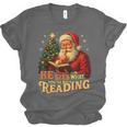 He Sees What You’Ve Been Reading Santa Book Lover Christmas Unisex Jersey T-Shirt He Sees What You’Ve Been Reading Santa Book Lover Christmas Unisex Jersey T-Shirt