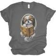 Shih Tzu Book How To Train Your Human Funny Dog Motif Unisex Jersey T-Shirt