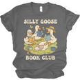 Silly-Goose Book Club Goose And Book Lovers Unisex Jersey T-Shirt