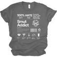 Smutty Book Addict Romance Book Lover Smut Addict Ingredient Unisex Jersey T-Shirt