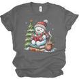 Snowman Reading Book Lovers Christmas Librarian Bookworm Unisex Jersey T-Shirt Snowman Reading Book Lovers Christmas Librarian Bookworm Unisex Jersey T-Shirt