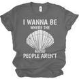 Solitude Introverts I Wanna Be Where The People Aren't Unisex Jersey T-Shirt