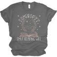 Somebodys Smut Reading Wife Spicy Books Romance Fairy Tales Unisex Jersey T-Shirt