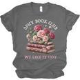 Spicy Book Club Dark Romance Reader Women Bookish Merch Cute Unisex Jersey T-Shirt
