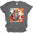 Squirrel Reading Comic Book On Autumn Branch Glasses Leaves Unisex Jersey T-Shirt Squirrel Reading Comic Book On Autumn Branch Glasses Leaves Unisex Jersey T-Shirt