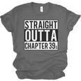 Straight Outta Chapter 39 Cute Book Lover Reader Unisex Jersey T-Shirt