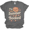 My Summer Is All Booked Book Lover Reading Vacation 2025 Unisex Jersey T-Shirt My Summer Is All Booked Book Lover Reading Vacation 2025 Unisex Jersey T-Shirt