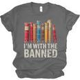 Support Banned Books Freedom I'm With The Banned Unisex Jersey T-Shirt Support Banned Books Freedom I'm With The Banned Unisex Jersey T-Shirt
