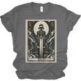 Tarot Cards Guide Book Esoteric Mysticism Clothing Tarot Card Justice Unisex Jersey T-Shirt