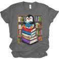 Teacher Librarian Kawaii Penguin Book Lover Penguin Unisex Jersey T-Shirt