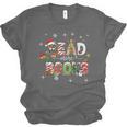 Teacher Read More Books Christmas Reading Bookworm Librarian Unisex Jersey T-Shirt