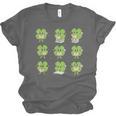 Teacher Reading Shamrock St Patrick’s Day Book Lover Kids Unisex Jersey T-Shirt