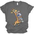 Teacher Shirt Giraffe Holding Books Bookworm Librarian Unisex Jersey T-Shirt Teacher Shirt Giraffe Holding Books Bookworm Librarian Unisex Jersey T-Shirt
